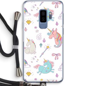 Fantasiewereld: Samsung Galaxy S9 Plus Transparant Hoesje met koord