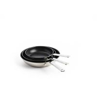 KitchenAid Stainless Steel Koekenpannenset 3-delig - thumbnail