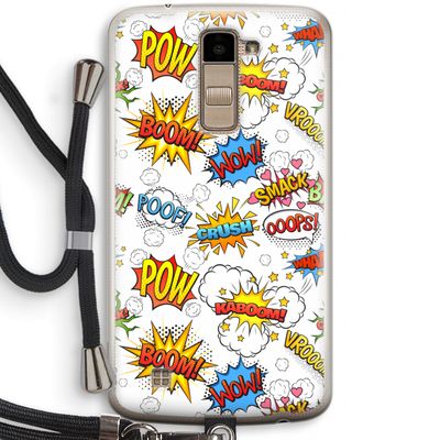 Pow Smack: LG K10 (2016) Transparant Hoesje met koord