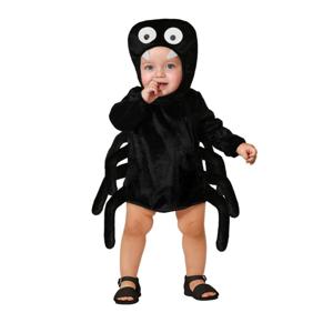 Verkleed set voor peuters - spin - zwart - 2-delig - carnaval/Halloween verkleedkleding