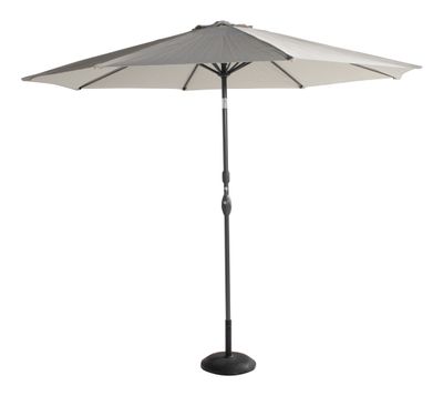 Hartman Parasol 'Sunline' 300cm, kleur Lichtgrijs
