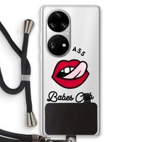Badass Babes Club: Huawei P50 Pro Transparant Hoesje met koord