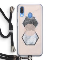 Creatieve toets: Samsung Galaxy A40 Transparant Hoesje met koord