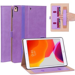 Luxe stand flip cover hoes - iPad 10.2 inch (2019/2020/2021) - Paars