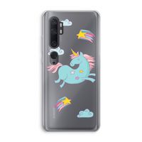 Vliegende eenhoorn: Xiaomi Mi Note 10 Transparant Hoesje