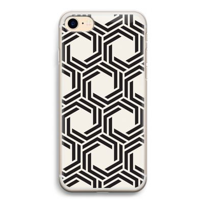 Geometrisch patroon: iPhone 7 Transparant Hoesje