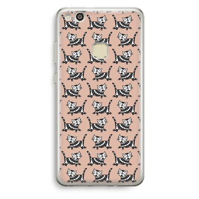 Zwarte poes: Huawei Ascend P10 Lite Transparant Hoesje