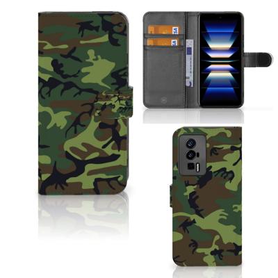 Xiaomi Poco F5 Pro | Telefoon Hoesje | Army Dark