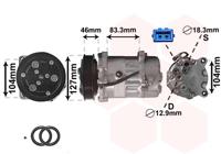 Van Wezel Airco compressor 5800K050 - thumbnail