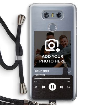Music Player: LG G6 Transparant Hoesje met koord