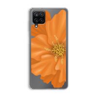 Orange Ellila flower: Samsung Galaxy A12 Transparant Hoesje Orange Ellila flower: Samsung Galaxy A12 Transparant Hoesje