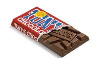 Chocolade Tony's Chocolonely melk reep 90 gram | 21 stuks