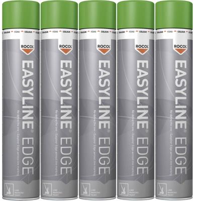 Rocol RS47004-5 Easyline EDGE lijnmarkeerverf Groen 5 stuk(s) Rocol RS47004-5 Easyline EDGE lijnmarkeerverf Groen 5 stuk(s)