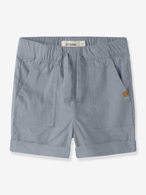 Ruime short voor jongens LIL'ATELIER MINI elastische taille lichtblauw