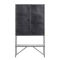 Haluta - Opbergkast Orizone - 100x35x181 - Zwart