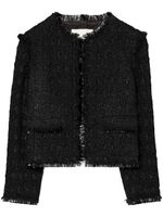 Tory Burch veste Tinsel en tweed - Noir