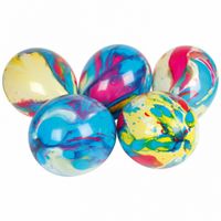 8x stuks veelkleurige party ballonnen 18 cm   -