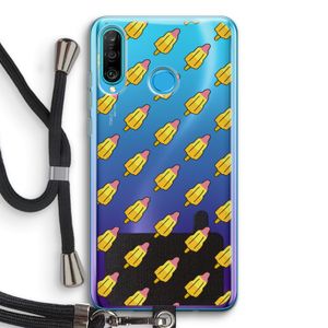 Waterijsjes: Huawei P30 Lite Transparant Hoesje met koord