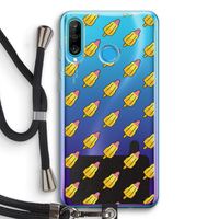 Waterijsjes: Huawei P30 Lite Transparant Hoesje met koord