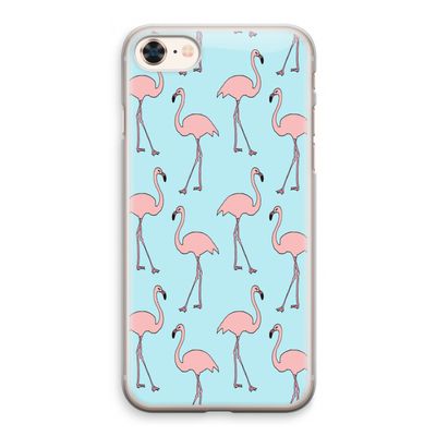Anything Flamingoes: iPhone 8 Transparant Hoesje