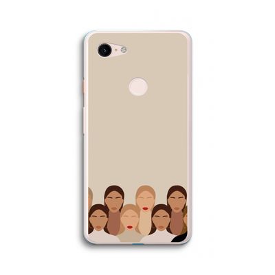 Girls girls girls: Google Pixel 3 XL Transparant Hoesje