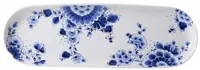 Heinen Delfts Blauw decoratiebord keramiek bloemen 38x12x2.5cm delfts blauw