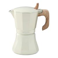 Italiaanse Koffiepot Oroley Petra Crème Aluminium 6 Kopjes