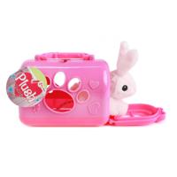 Toi-Toys Pluchen konijn in draagkoffer