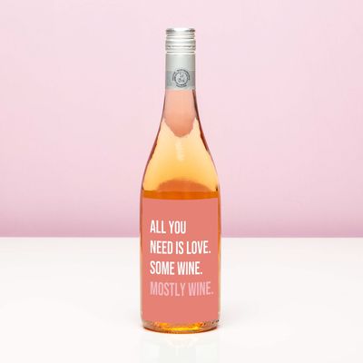 Wijnfles All you need is love - Rosé (Blush Rosé)