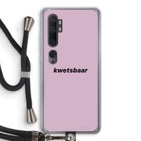 kwetsbaar: Xiaomi Mi Note 10 Pro Transparant Hoesje met koord