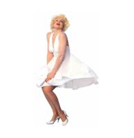 Marilyn Monroe - Costume Witte Jurk - Rubie&apos;s (1 Maat)