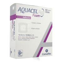 Aquacel Ag Foam Adhesief 12,5x12,5cm 10 - thumbnail