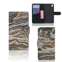 Sony Xperia Z2 Bookcase Steen - thumbnail