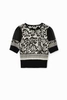 Gebreid T-shirt M. Christian Lacroix - BLACK - S
