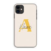 Amber Script: iPhone 11 Tough Case