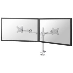 Neomounts FPMA-D935DG Monitor-tafelbeugel 2-voudig 25,4 cm (10) - 68,6 cm (27) Zilver Kantelbaar, Zwenkbaar, Roteerbaar