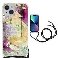 Back Cover iPhone 14 Letter Painting