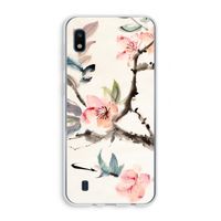 Japanse bloemen: Samsung Galaxy A10 Transparant Hoesje