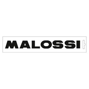 Sticker Malossi zwart 14 cm.