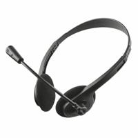 Hoofdtelefoon met microfoon Trust 21665 Zwart