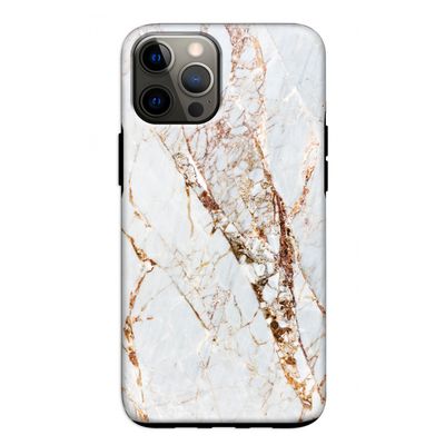 Goud marmer: iPhone 12 Tough Case