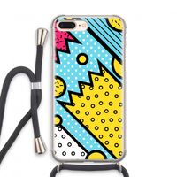 Pop Art #1: iPhone 7 PLUS Transparant Hoesje met koord