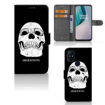 Telefoonhoesje met Naam OnePlus Nord N10 Skull Eyes Telefoonhoesje met Naam OnePlus Nord N10 Skull Eyes