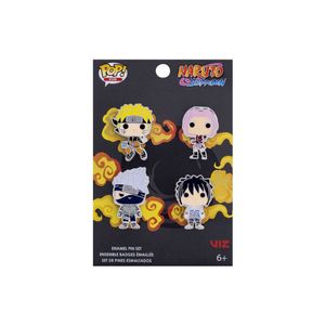 Naruto POP! Enamel Pins 4-Set Team 7 4cm