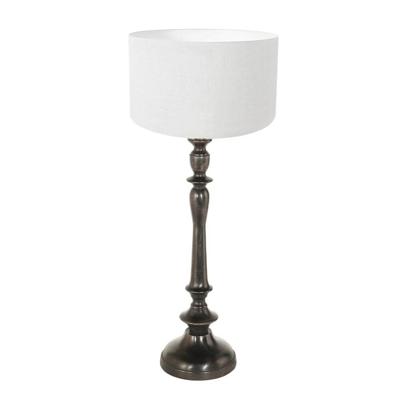 Steinhauer TafellampBois met kap wit - 3769ZW