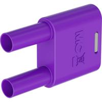 Stäubli SKS2-4N-19 Verbindingsstekker Violet Stift-Ø: 4 mm Penafstand: 19 mm 1 stuk(s)