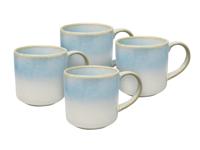 vanWell Koffiemok set van 4 42cl met kleurglazuur aardewerk (zeeblauw) vanWell Koffiemok set van 4 42cl met kleurglazuur aardewerk (zeeblauw)