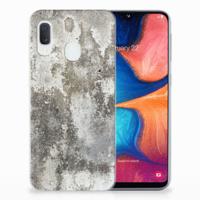 Samsung Galaxy A20e | TPU | Siliconen hoesje | Beton Print