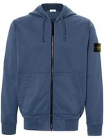 Stone Island hoodie en coton à patch - Bleu - thumbnail