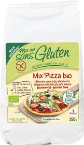 Mix voor pizzabodems glutenvrij bio